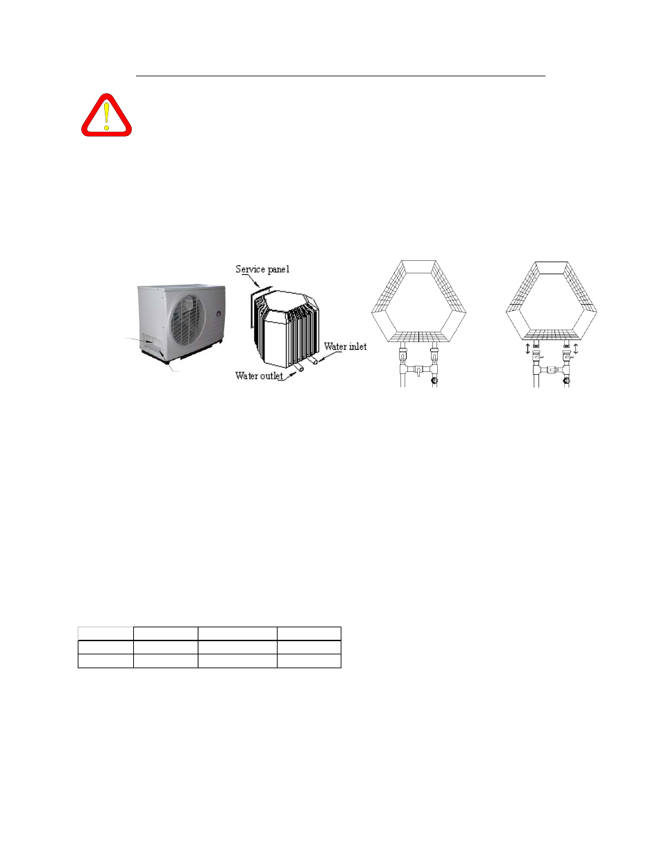 Water inlet and outlet connections | Taylor Pool Heat Pump User Manual | Page 5 / 28