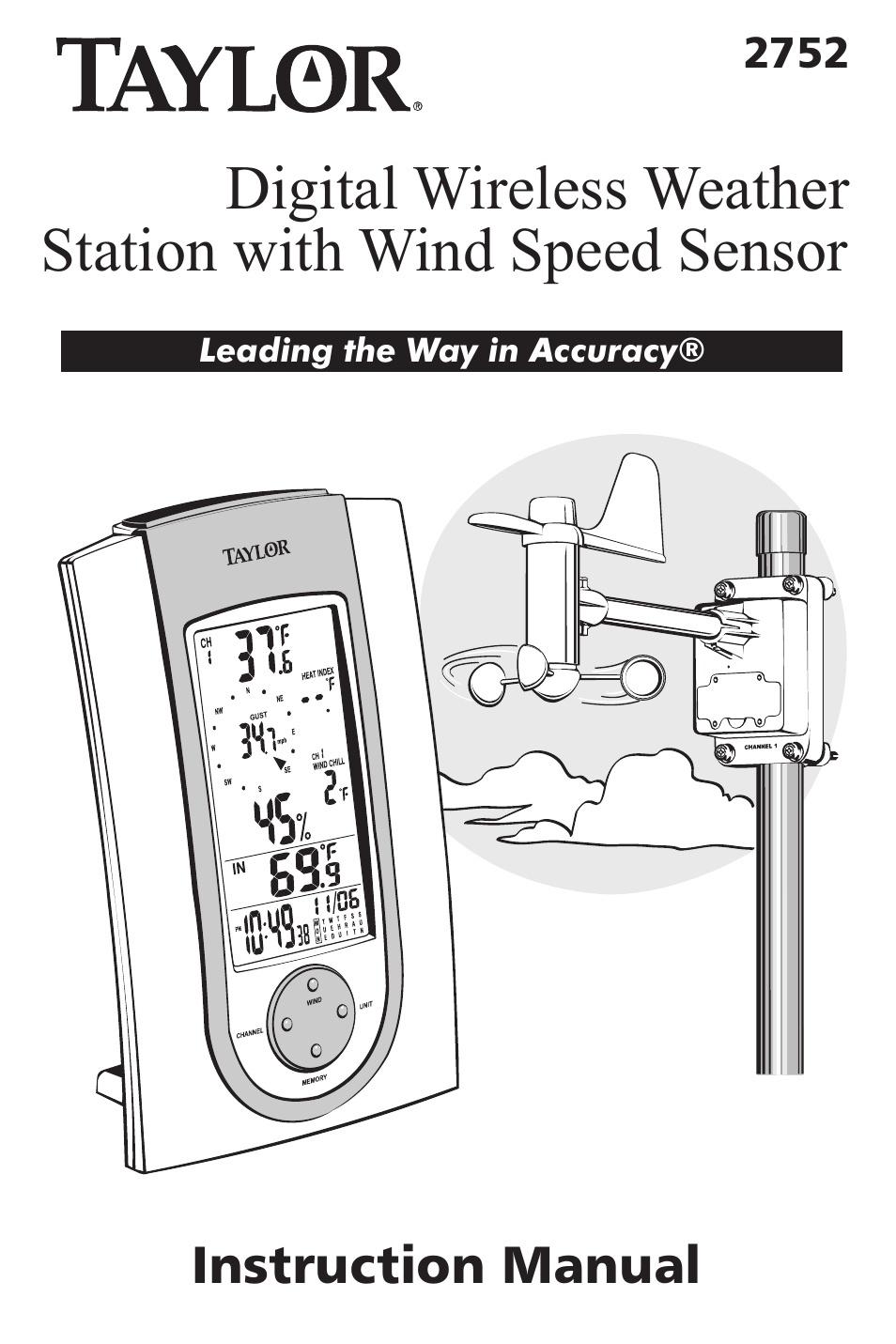Taylor 2752 User Manual | 18 pages