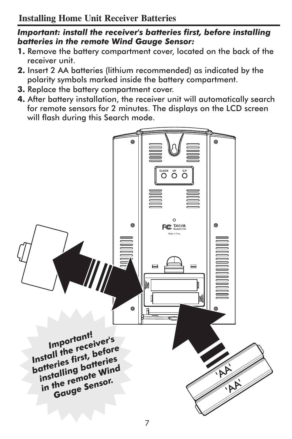 Aa ' 'aa | Taylor 2752 User Manual | Page 7 / 18