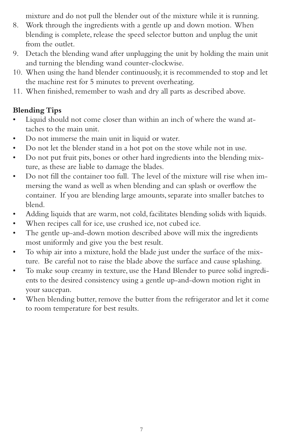 Taylor AB-1001-BL User Manual | Page 7 / 12