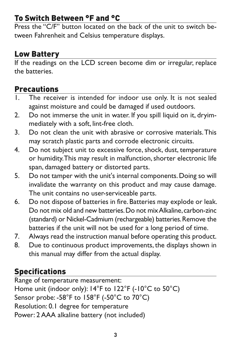 Taylor 1521 User Manual | Page 3 / 5