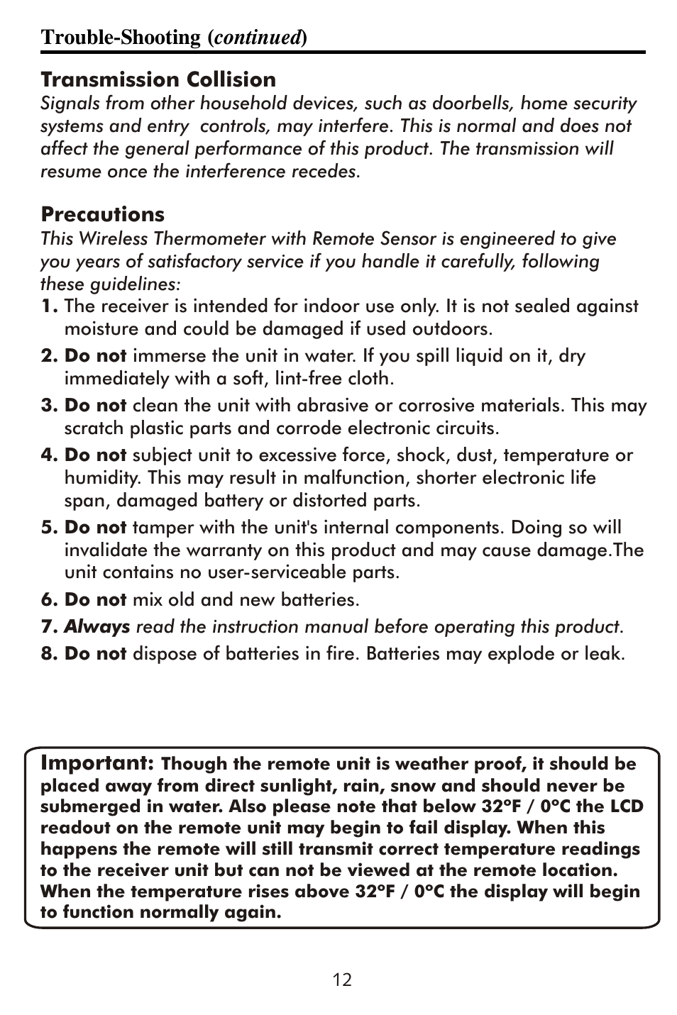 Taylor 1506 User Manual | Page 13 / 14