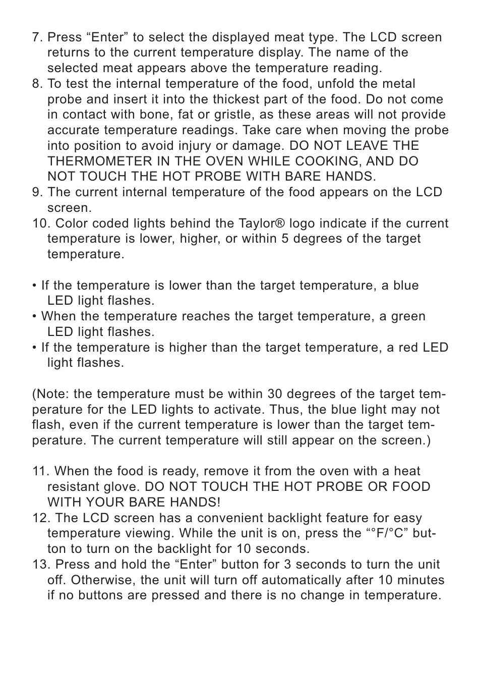 Taylor 1488 User Manual | Page 3 / 6