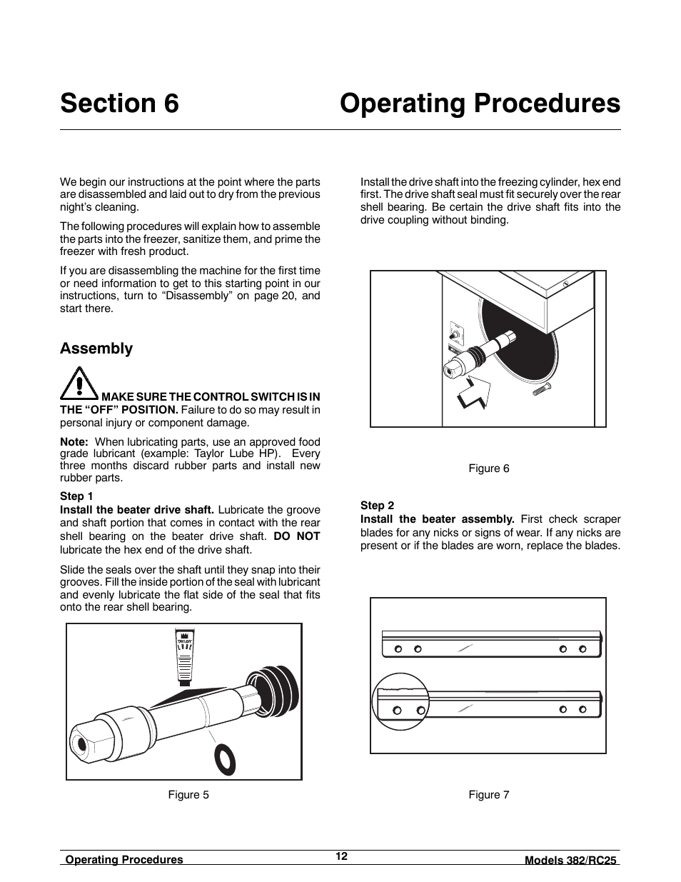 Assembly | Taylor SLUSH 382 User Manual | Page 16 / 37