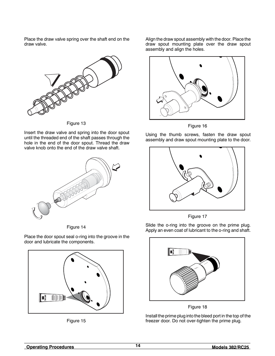 Taylor SLUSH 382 User Manual | Page 18 / 37