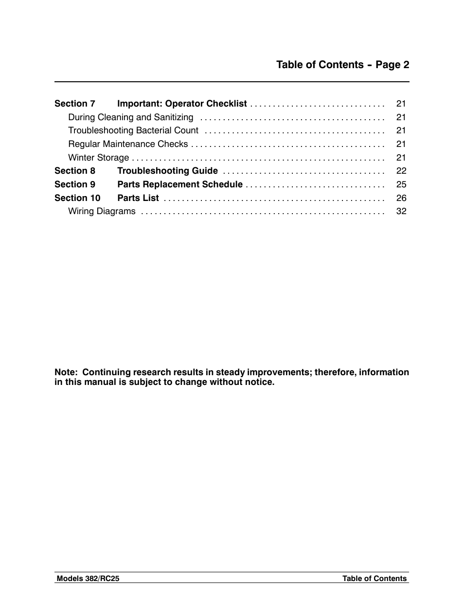 Taylor SLUSH 382 User Manual | Page 4 / 37