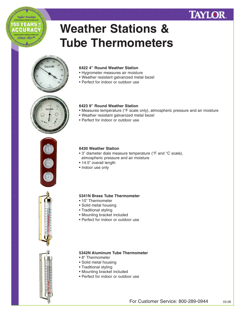 Taylor 6422 User Manual | 1 page