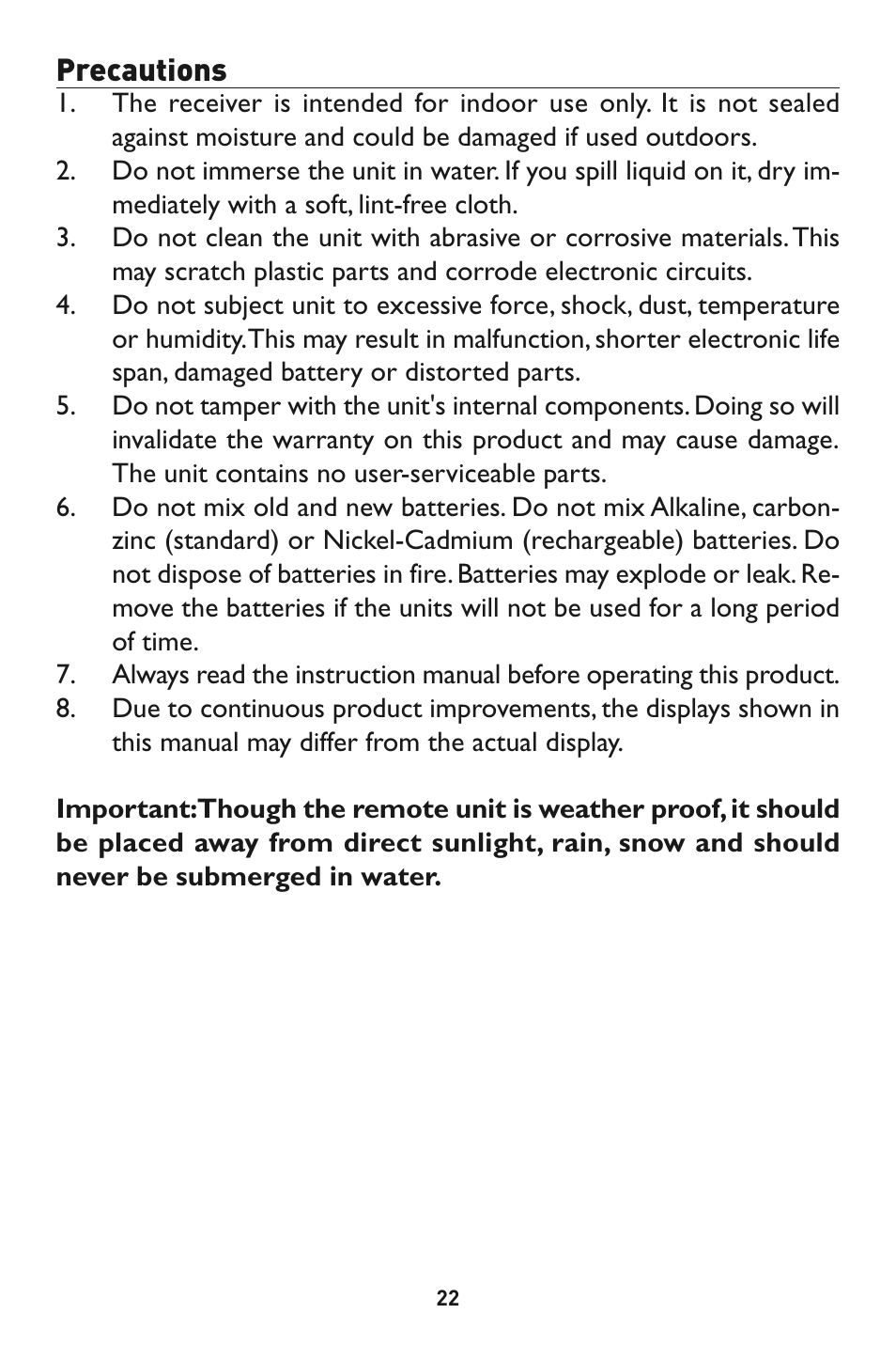 Taylor 1528 User Manual | Page 22 / 24