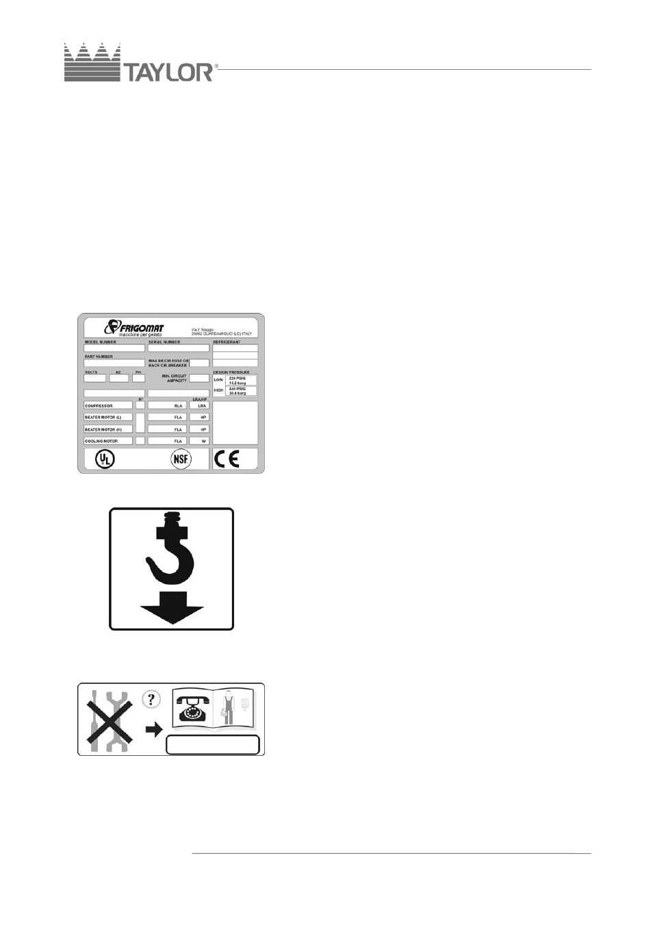 Taylor C117 User Manual | Page 25 / 78