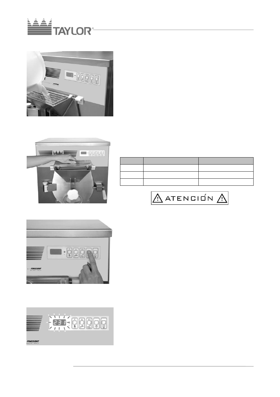 Taylor C117 User Manual | Page 49 / 78