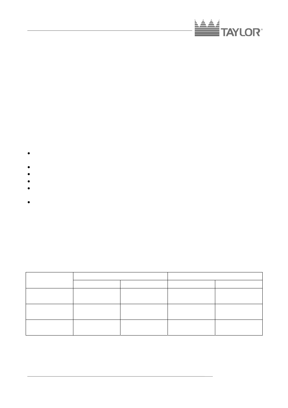Taylor C117 User Manual | Page 60 / 78