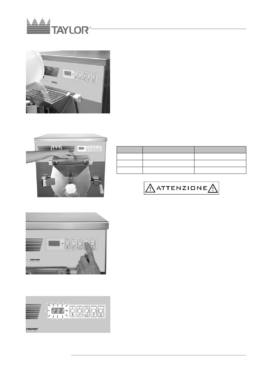 Taylor C117 User Manual | Page 67 / 78