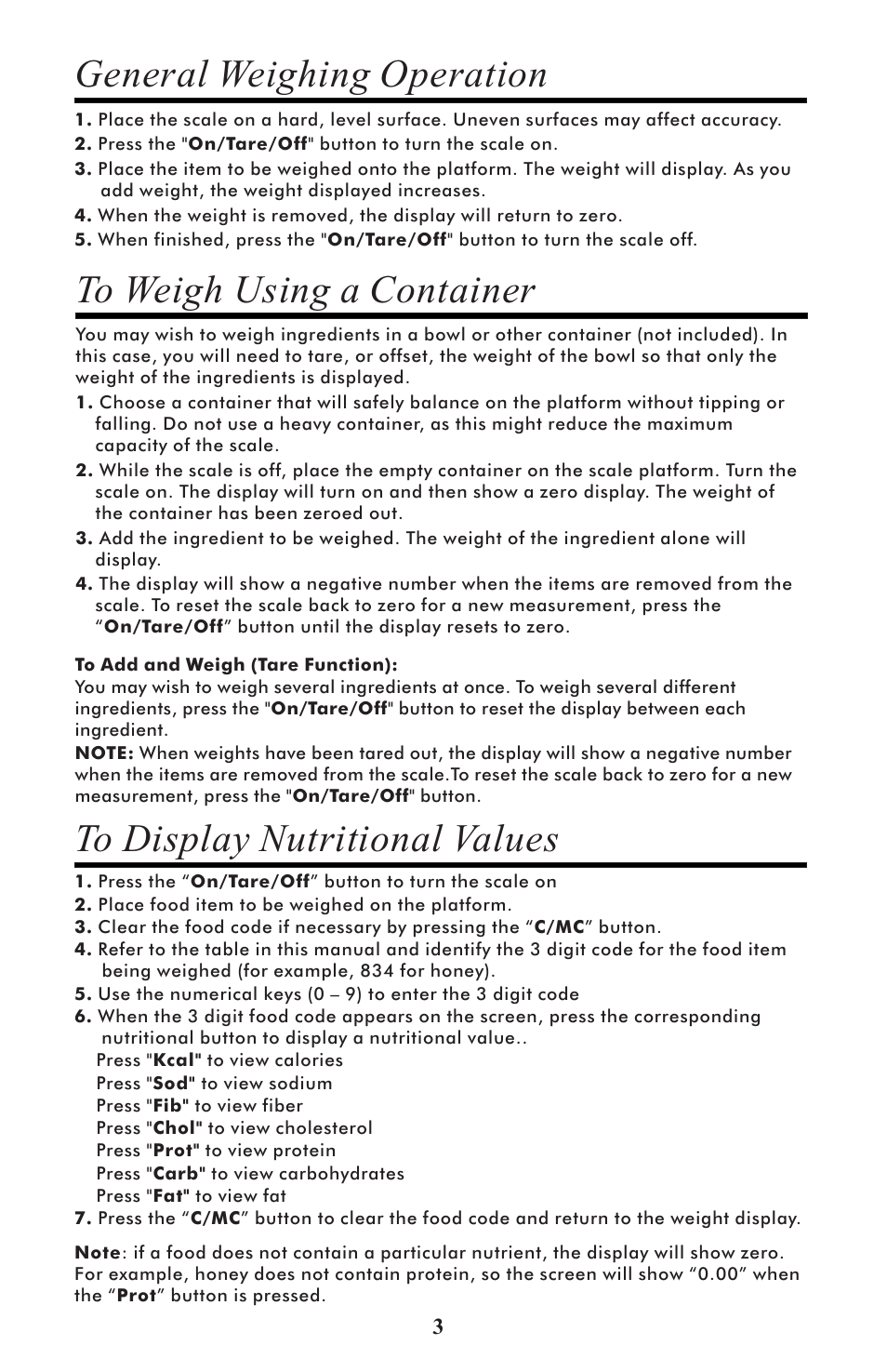 Taylor 3843 User Manual | Page 3 / 27