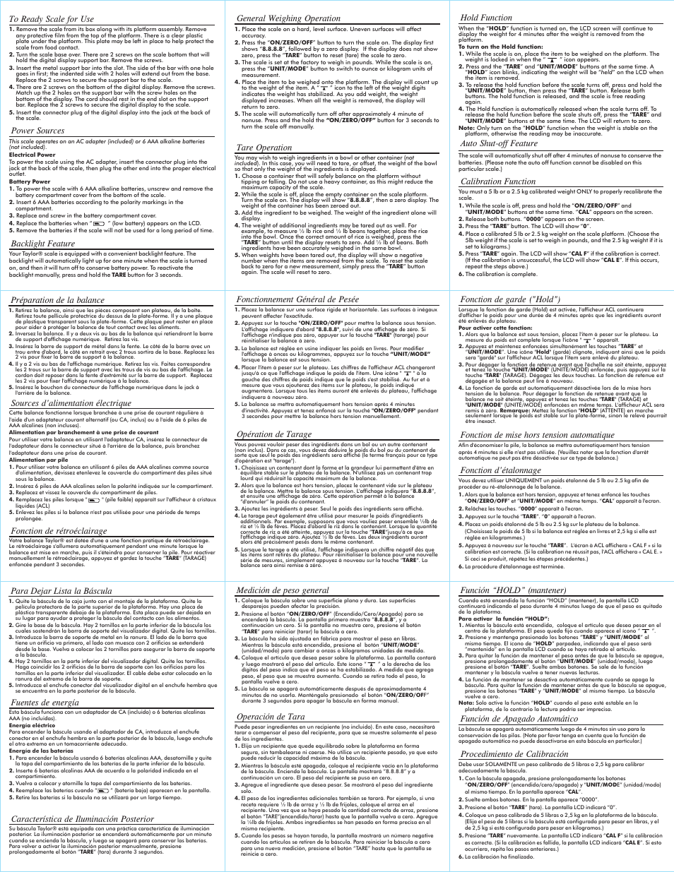 Taylor TE10T User Manual | Page 2 / 2