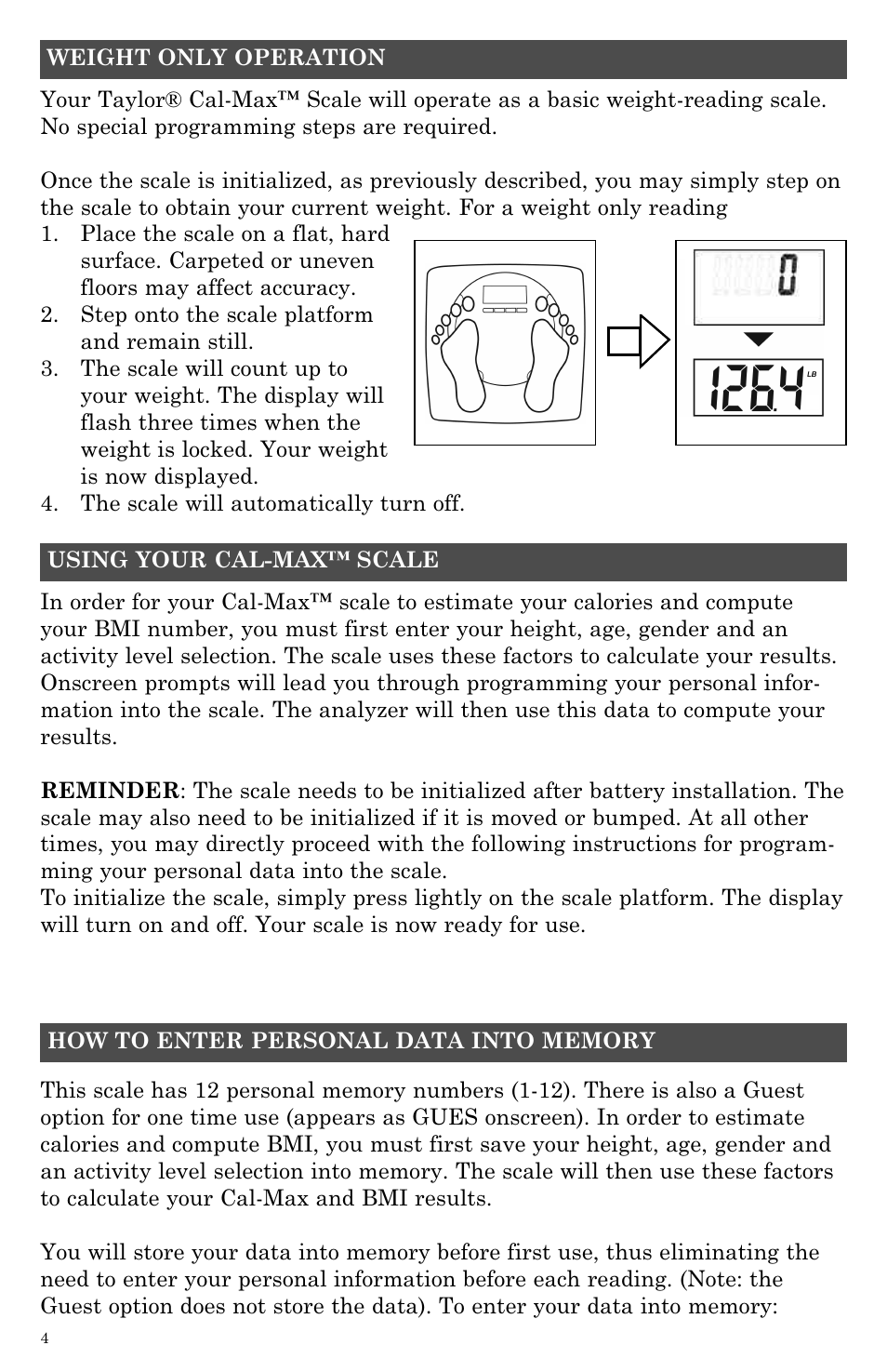 Taylor 7544BL User Manual | Page 4 / 8