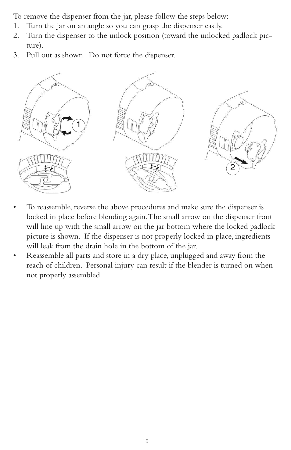 Taylor AB-1000-BL User Manual | Page 10 / 12