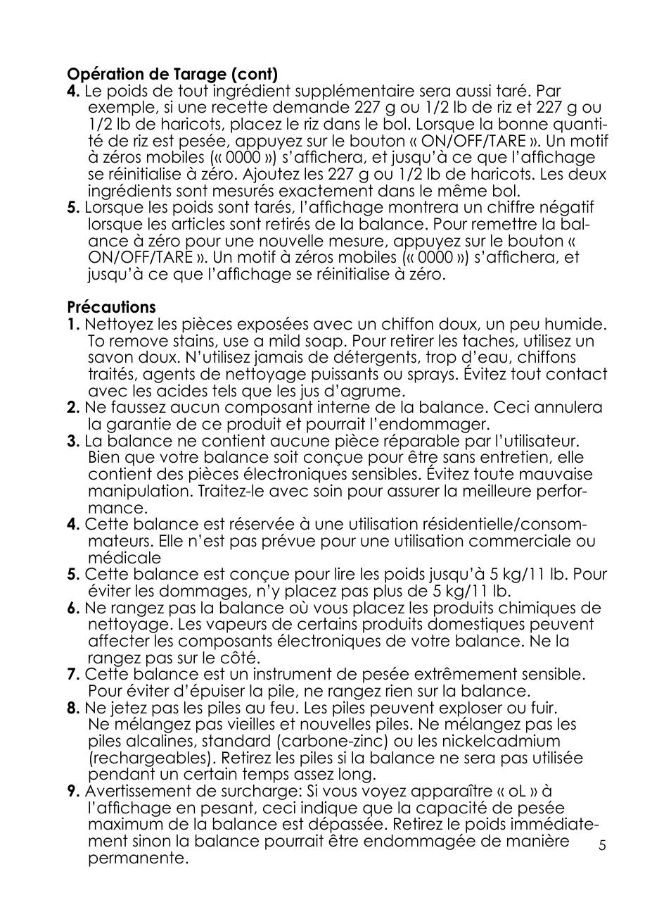 Taylor 3852 User Manual | Page 5 / 8