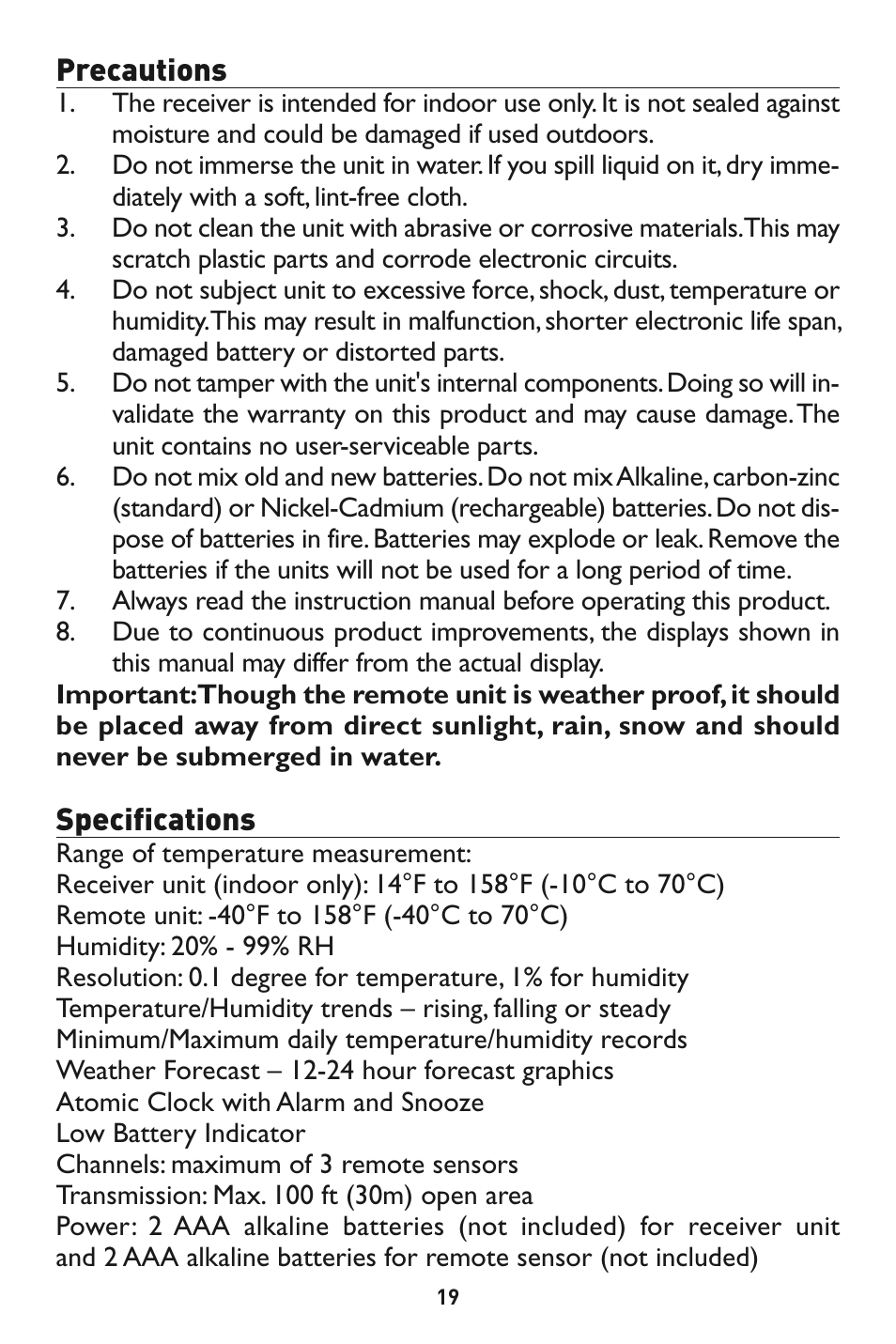 Taylor 1526 User Manual | Page 19 / 20
