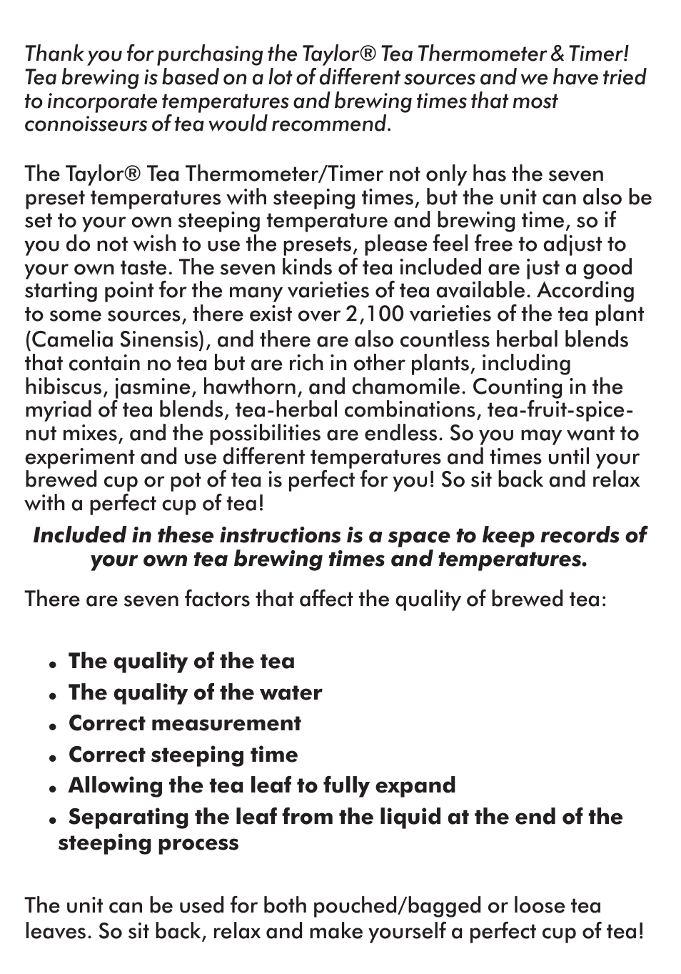 Taylor 516 User Manual | Page 2 / 10