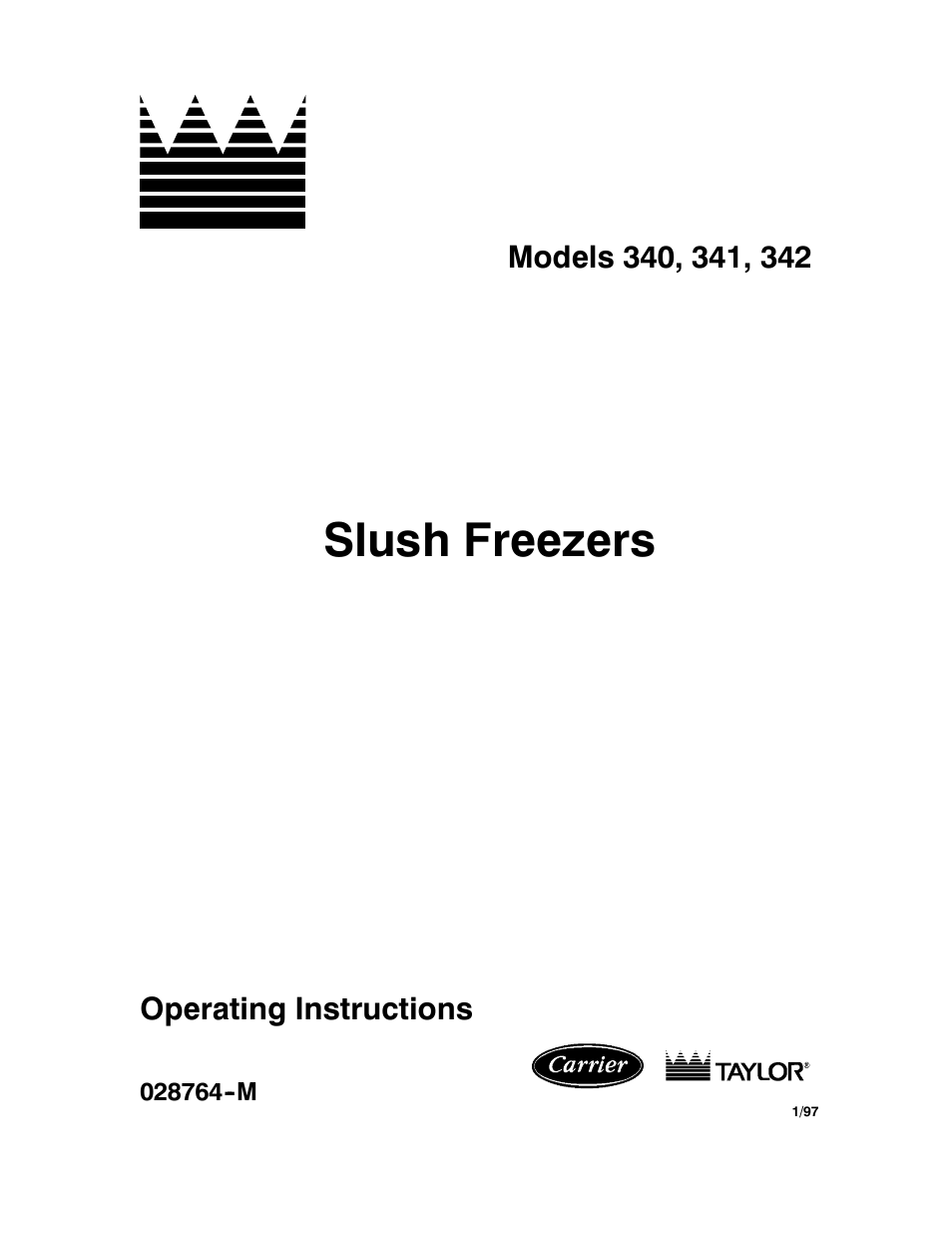 Taylor 342 User Manual | 43 pages