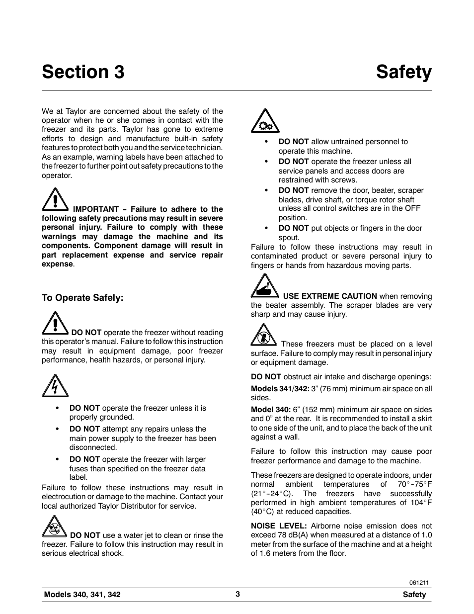 Taylor 342 User Manual | Page 7 / 43