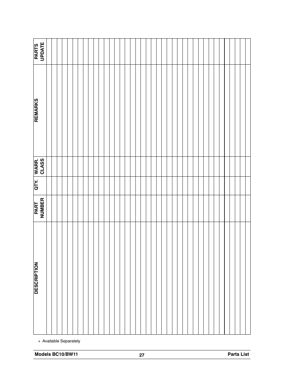 Taylor BC10 User Manual | Page 31 / 34