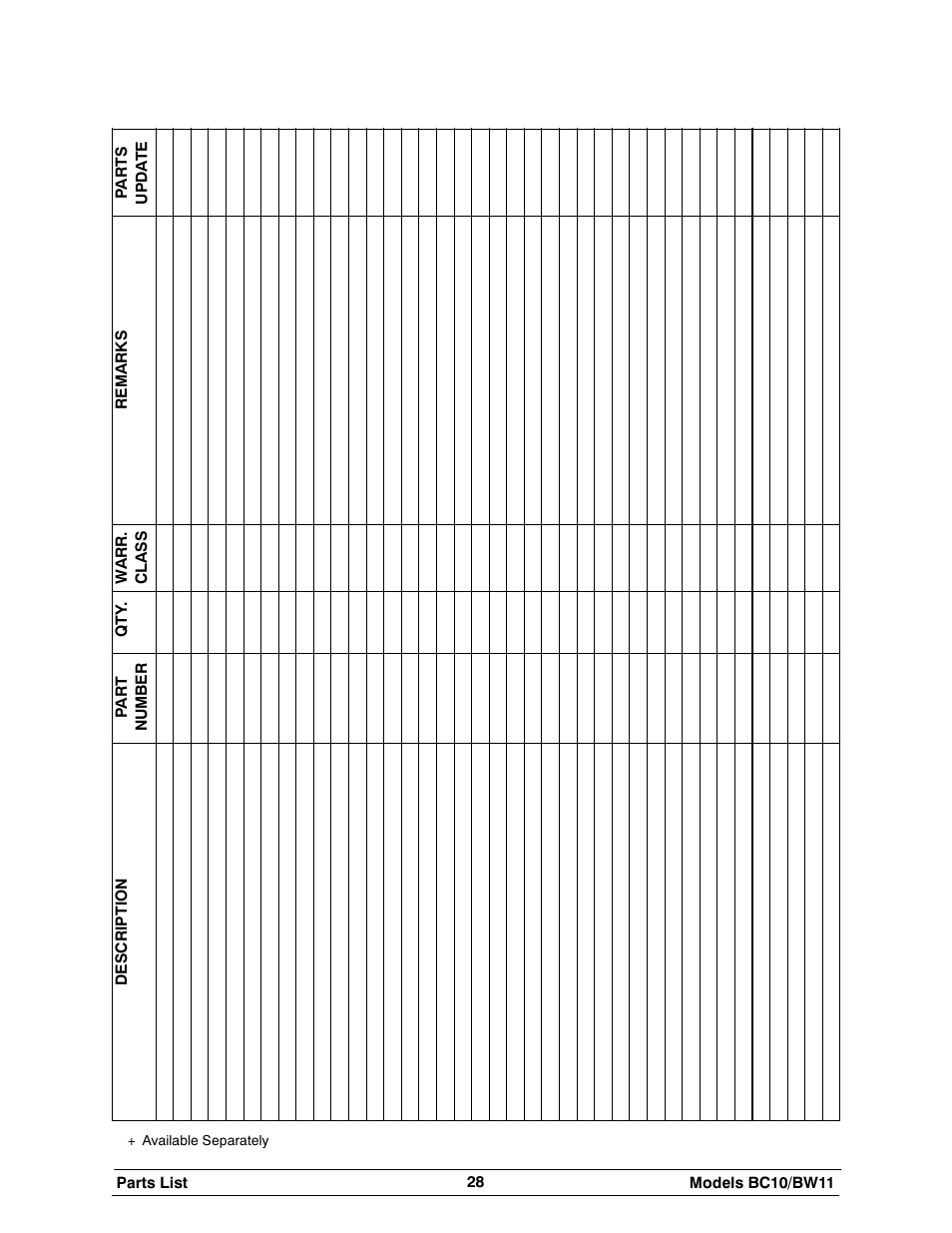 Taylor BC10 User Manual | Page 32 / 34