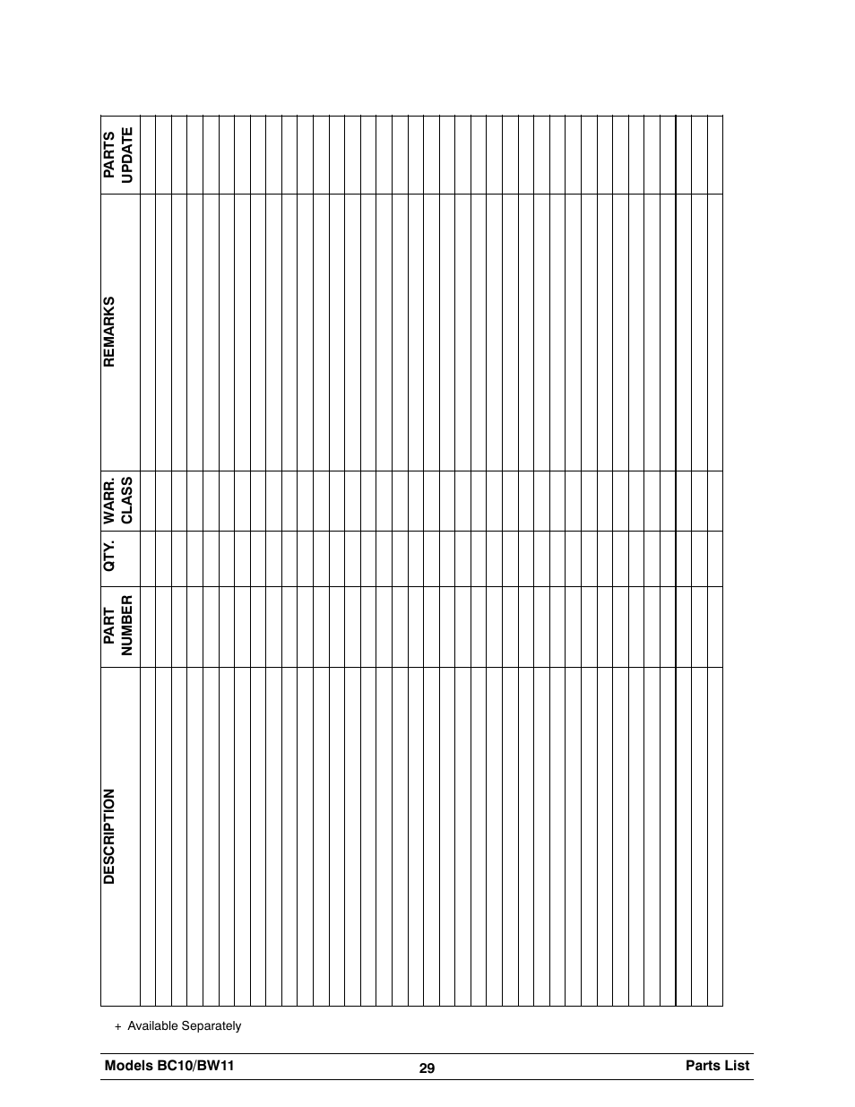 Taylor BC10 User Manual | Page 33 / 34