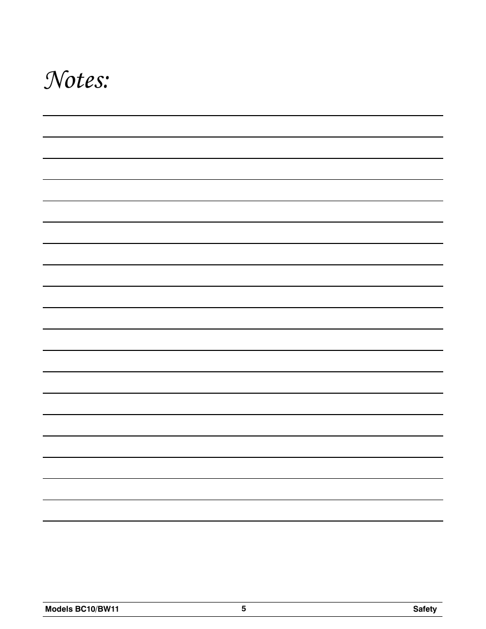 Taylor BC10 User Manual | Page 9 / 34