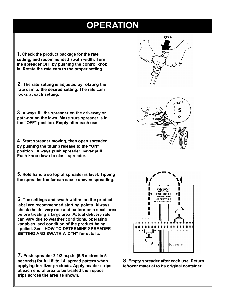 Operation | Trojan 30 User Manual | Page 4 / 8