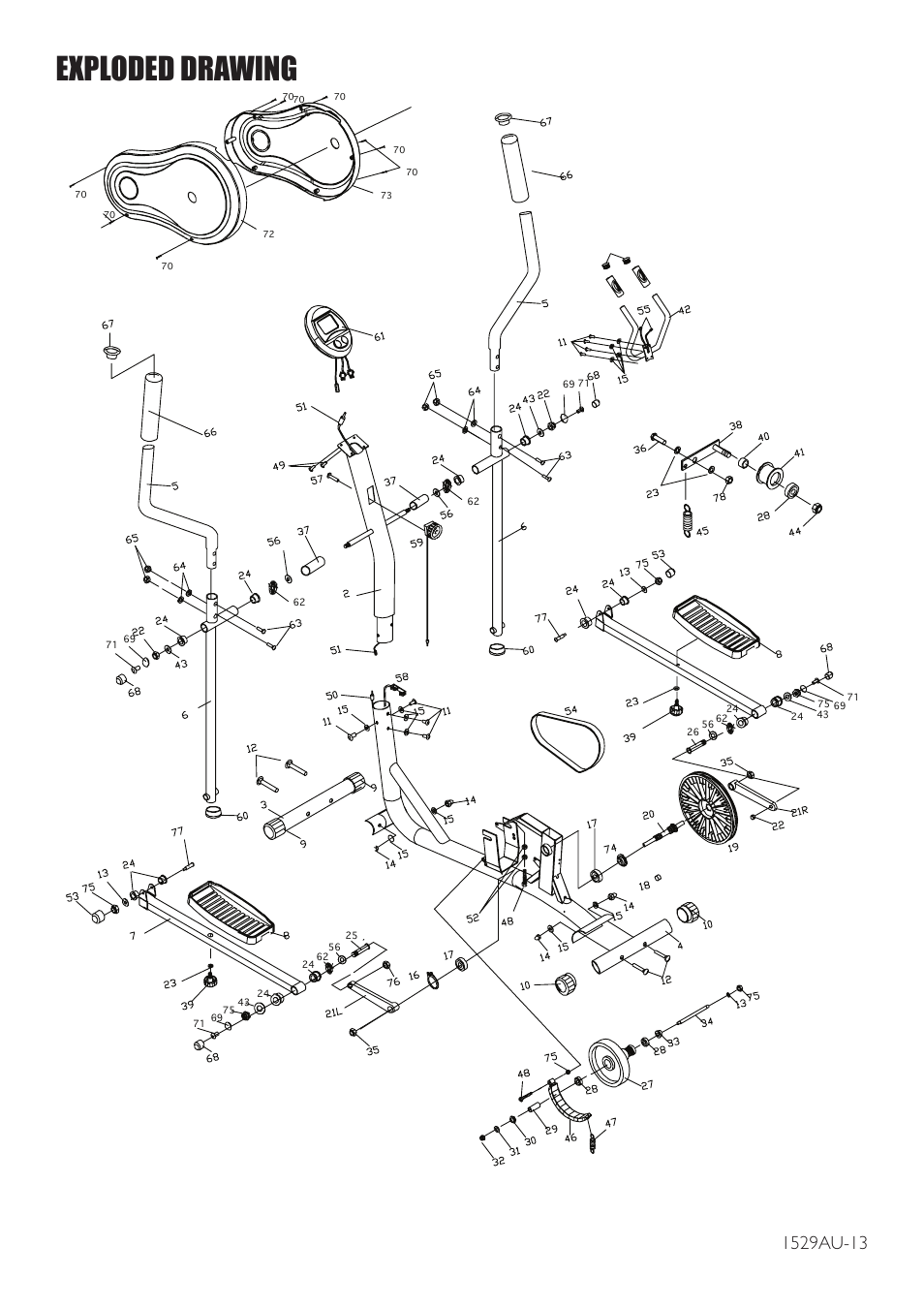 Exploded drawing | Trojan SOLO 200 User Manual | Page 13 / 16