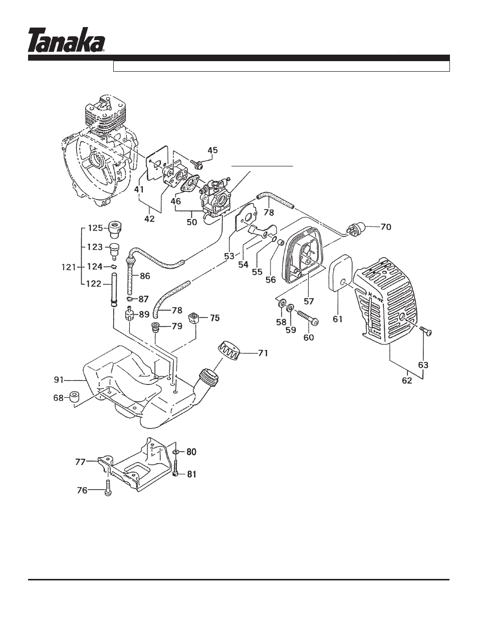 Fuel system & air cleaner, Tpe-270pf/pn, Parts information | Tanaka TPE-270PF User Manual | Page 4 / 17