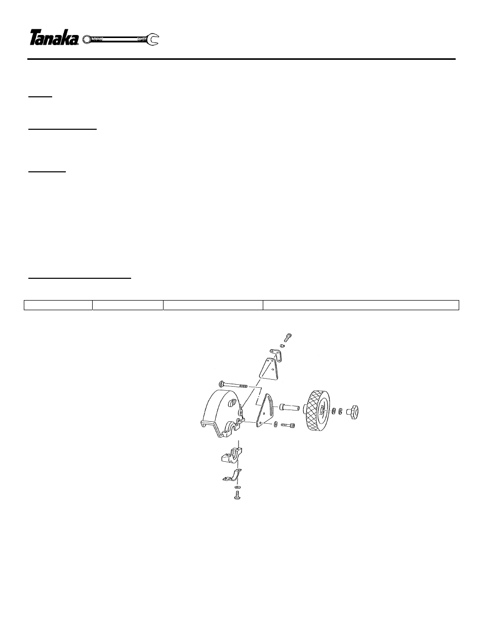 Parts bulletin #pi-3113 | Tanaka TPE-2501 User Manual | Page 17 / 17