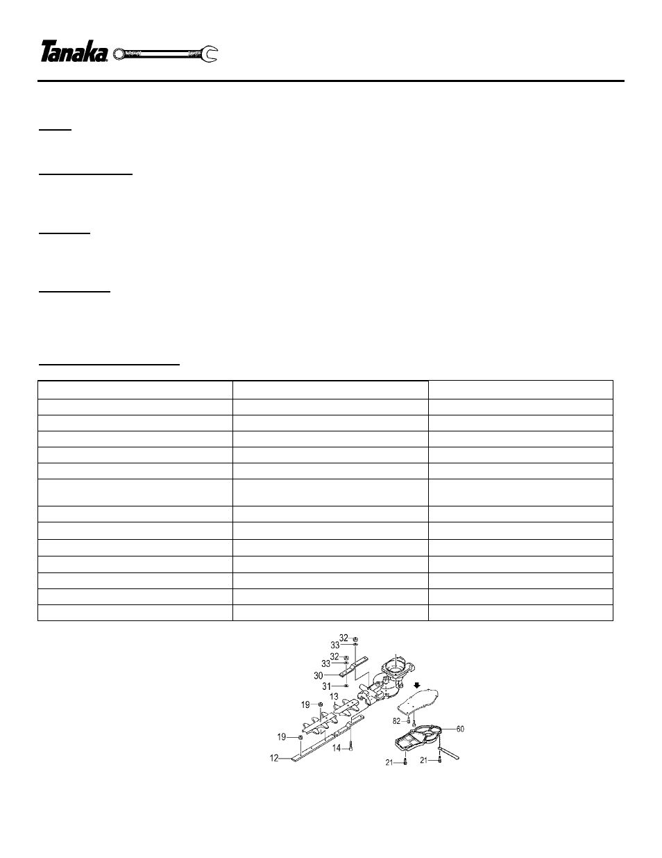 Service update pi-3129 | Tanaka THT-210 User Manual | Page 14 / 14