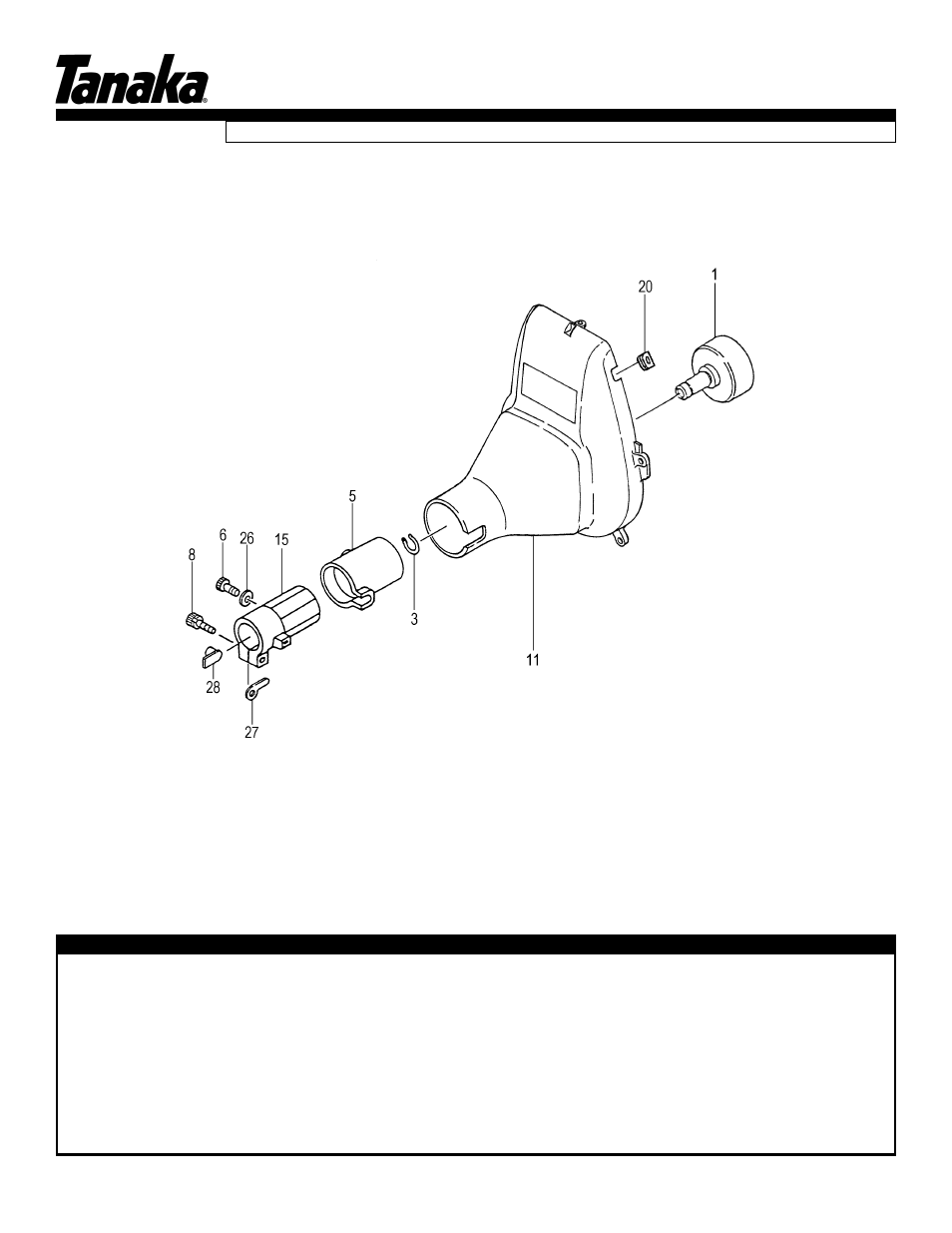 Fan case & clutch drum, Tph-270pf/pn, Parts information | Tanaka TPH-270PF/PN User Manual | Page 10 / 19