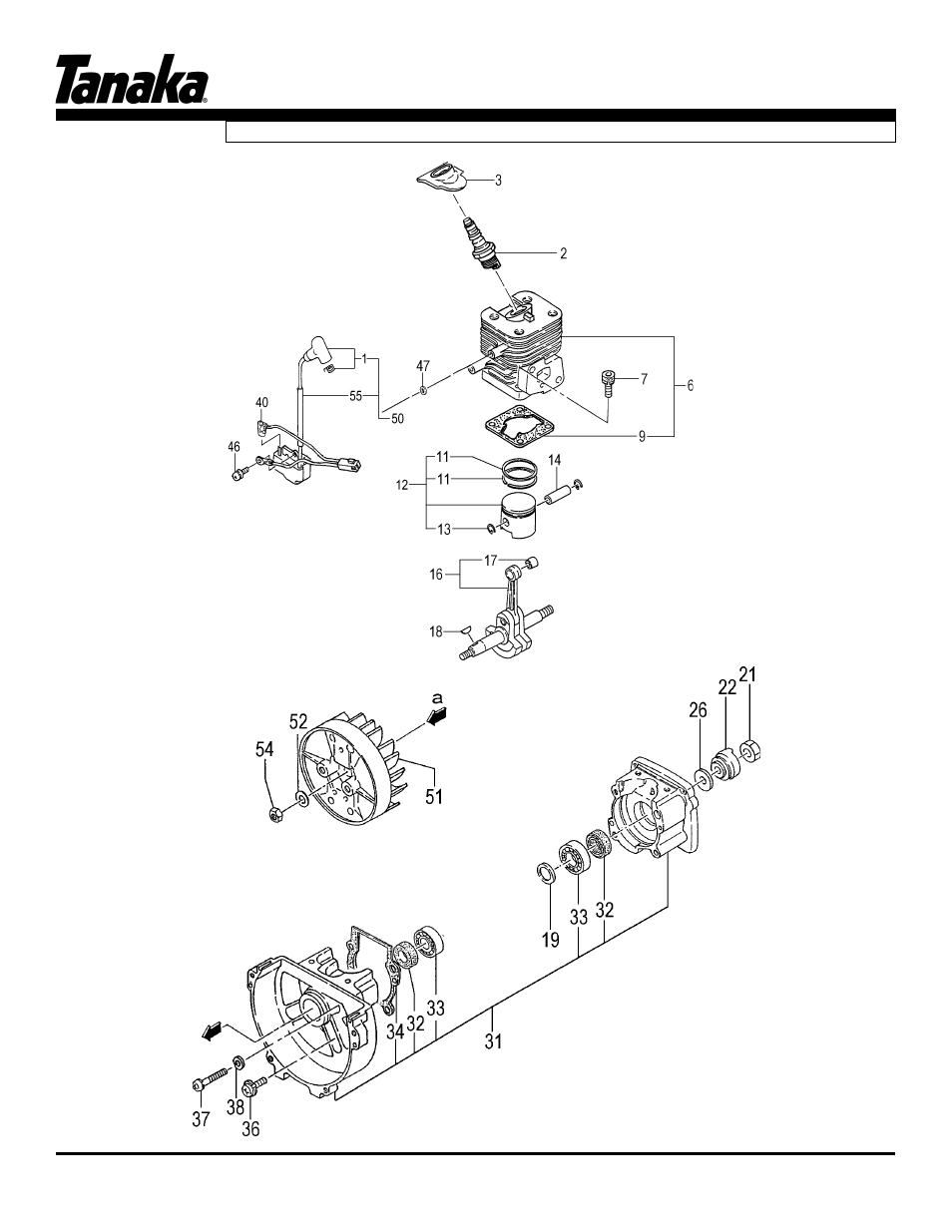 Engine, Tph-270pf/pn, Parts information | Tanaka TPH-270PF/PN User Manual | Page 3 / 19