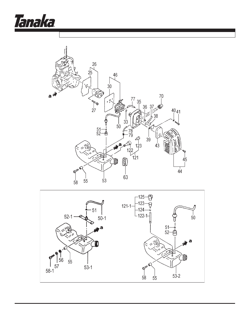 Fuel system, Ted-210, Parts information | Tanaka TED-210 User Manual | Page 4 / 12