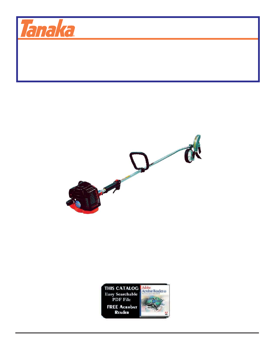 Tanaka Portable Edger TPE-250PF User Manual | 16 pages