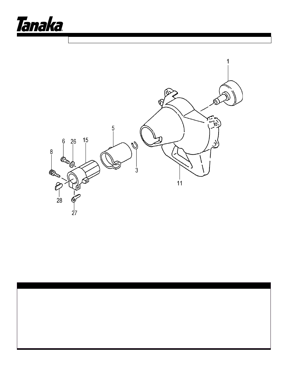 Fan case & clutch drum, Tbc-300sdh, Parts information | Tanaka TBC-300SDH User Manual | Page 10 / 17