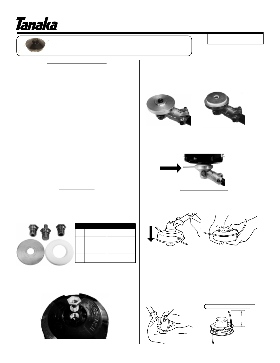 Tanaka 746451 User Manual | 2 pages