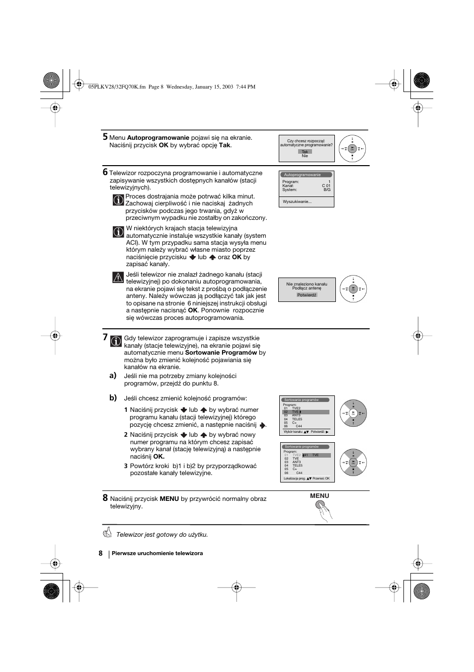 Sony KV-32FQ70K User Manual | Page 104 / 146