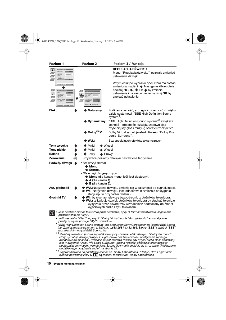 Sony KV-32FQ70K User Manual | Page 106 / 146