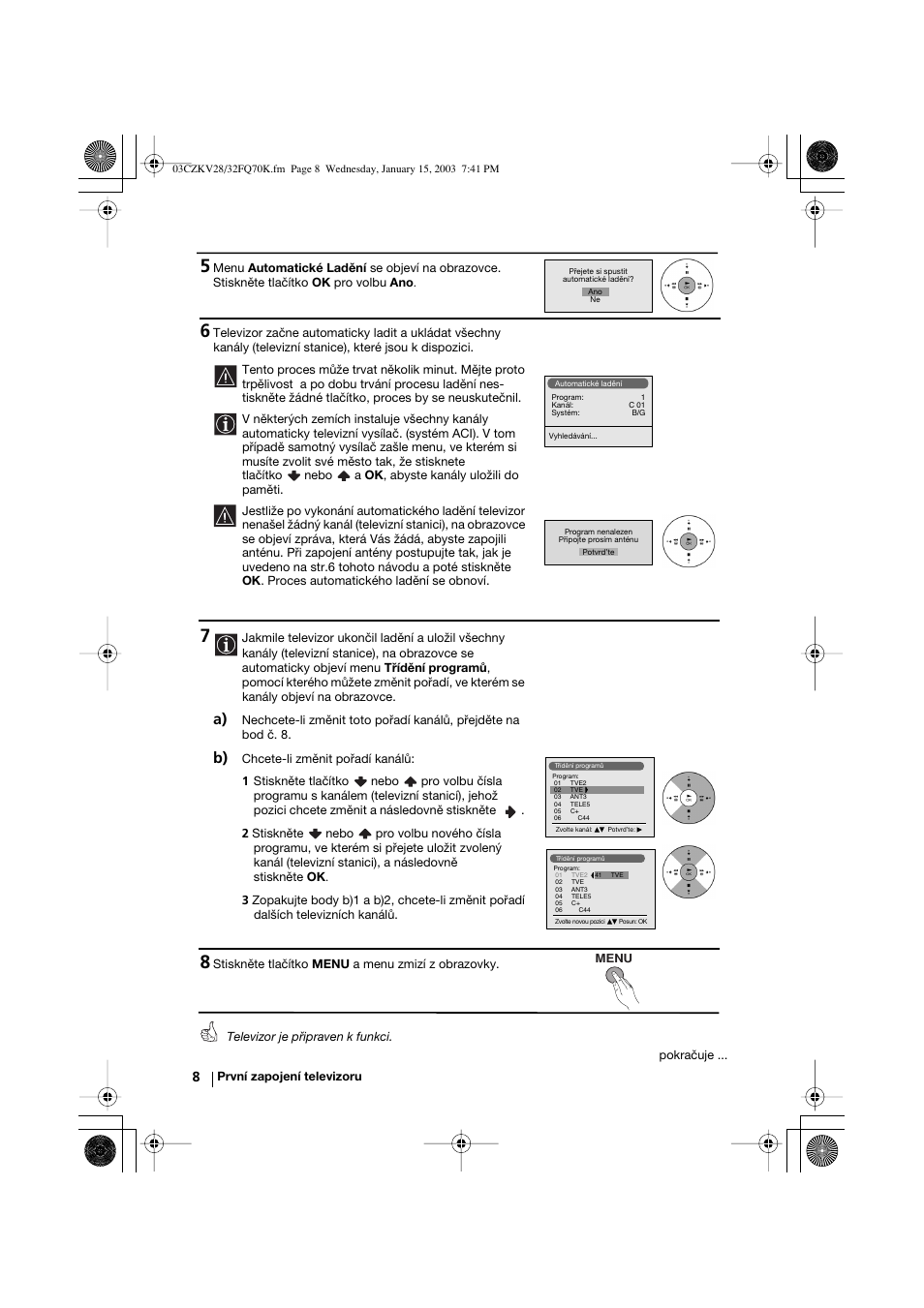 Sony KV-32FQ70K User Manual | Page 56 / 146