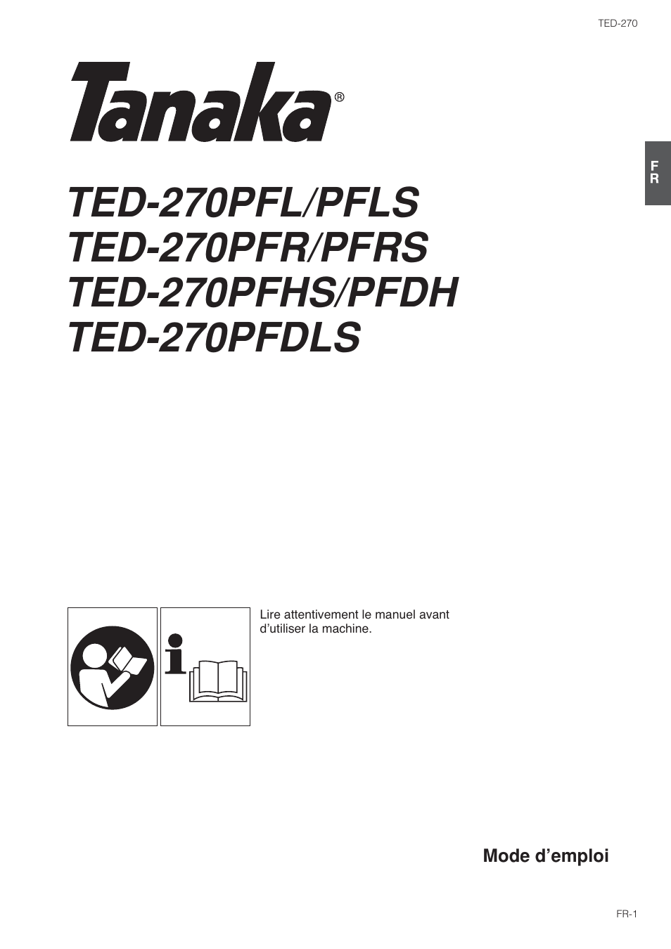 Tanaka TED-270PFL User Manual | Page 16 / 114