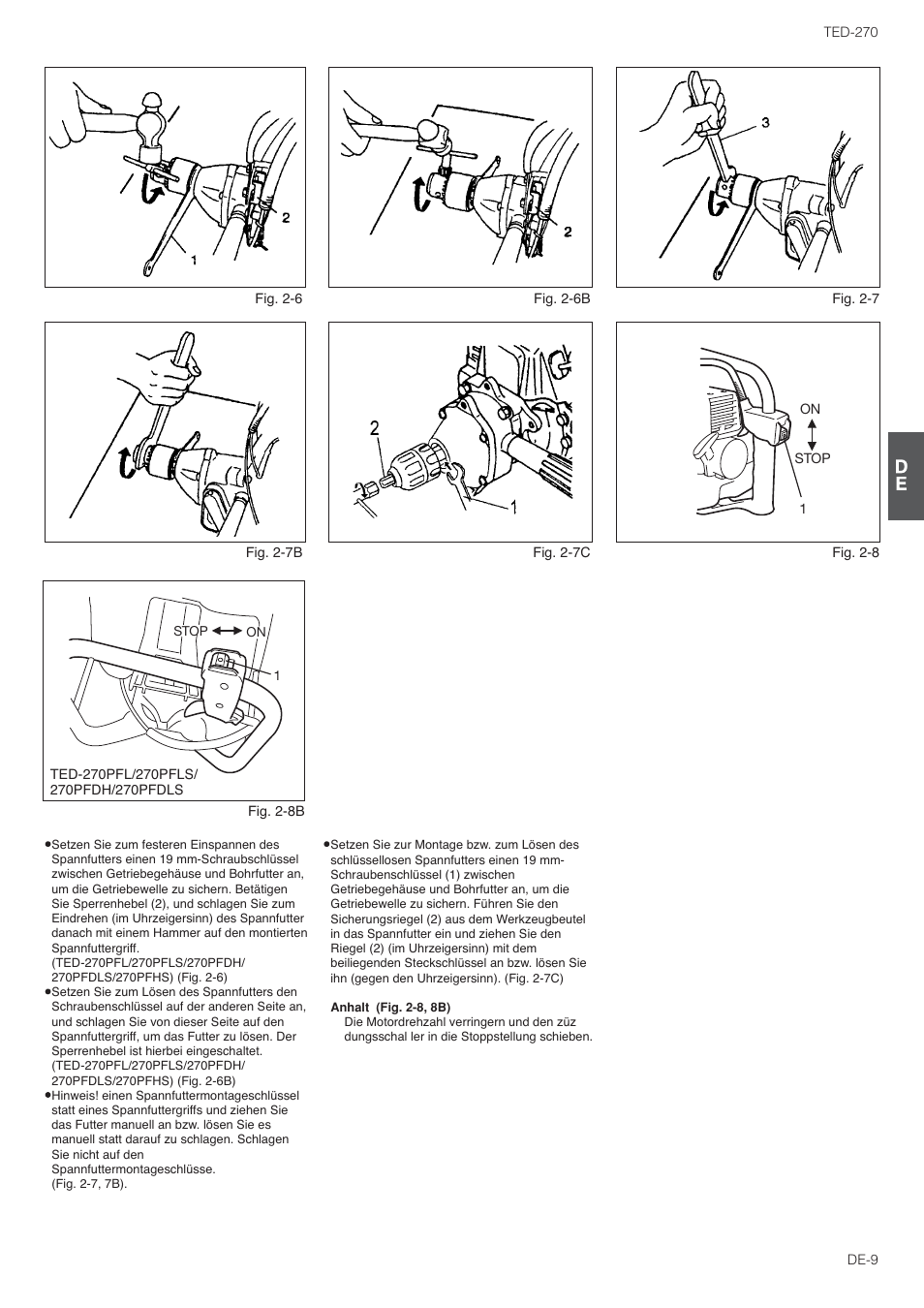 Tanaka TED-270PFL User Manual | Page 52 / 114