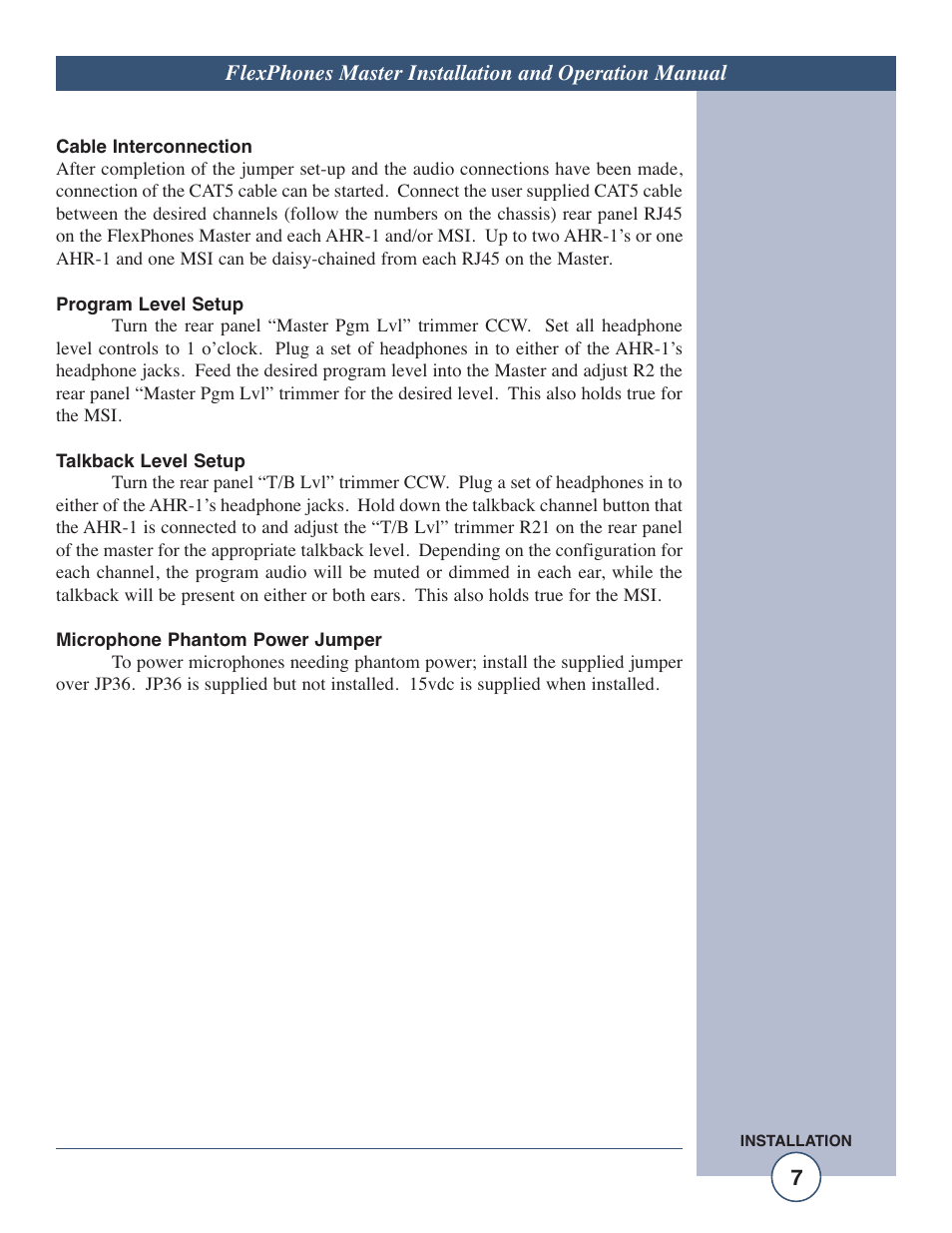 TacT Audio Amplifiers User Manual | Page 7 / 20