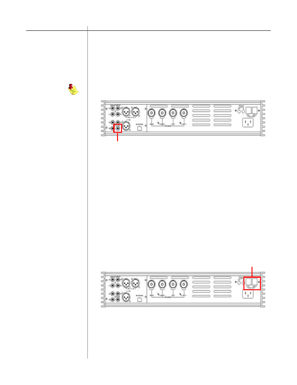 Caution | TacT Audio S2150 User Manual | Page 10 / 30