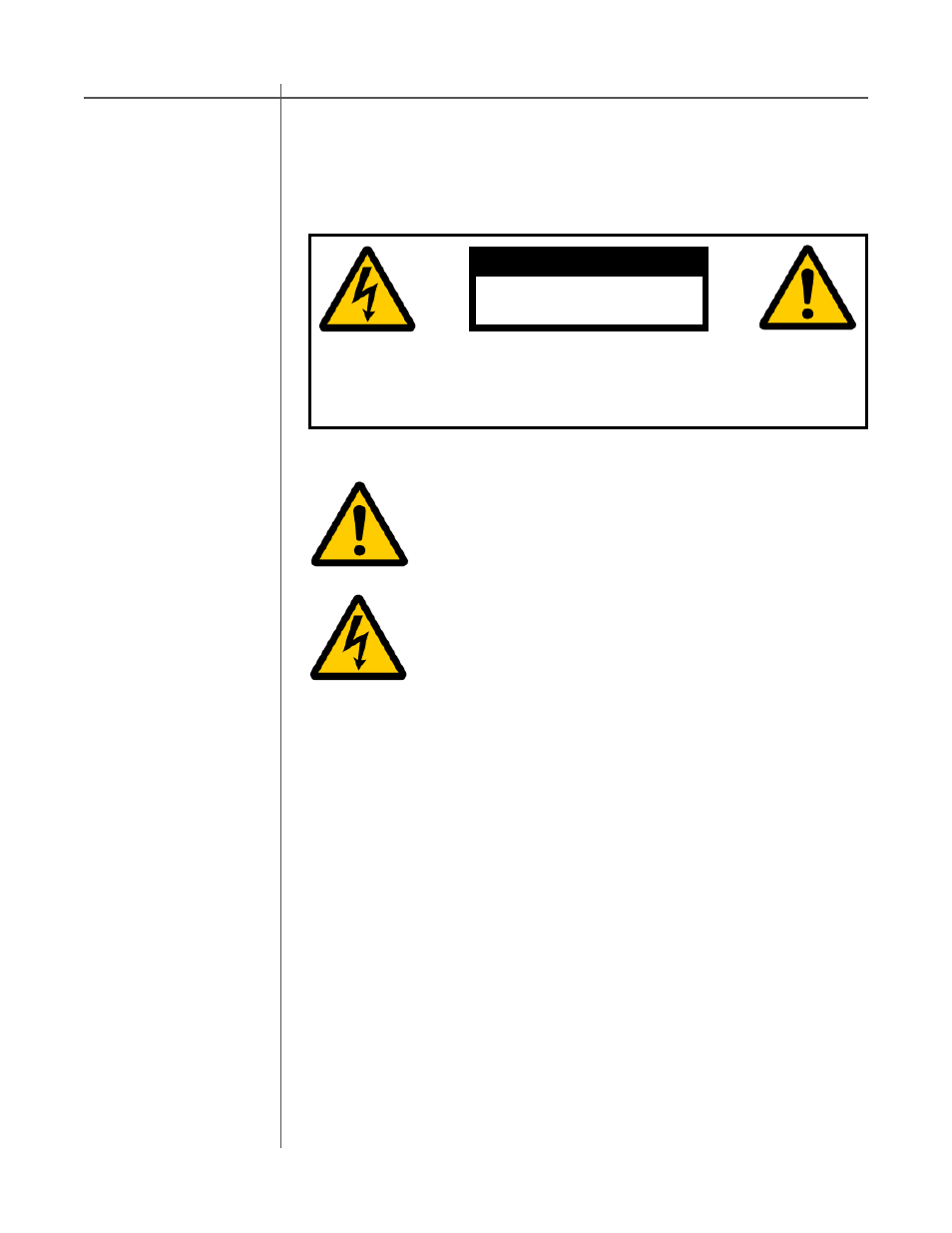Warning | TacT Audio S2150 User Manual | Page 3 / 30