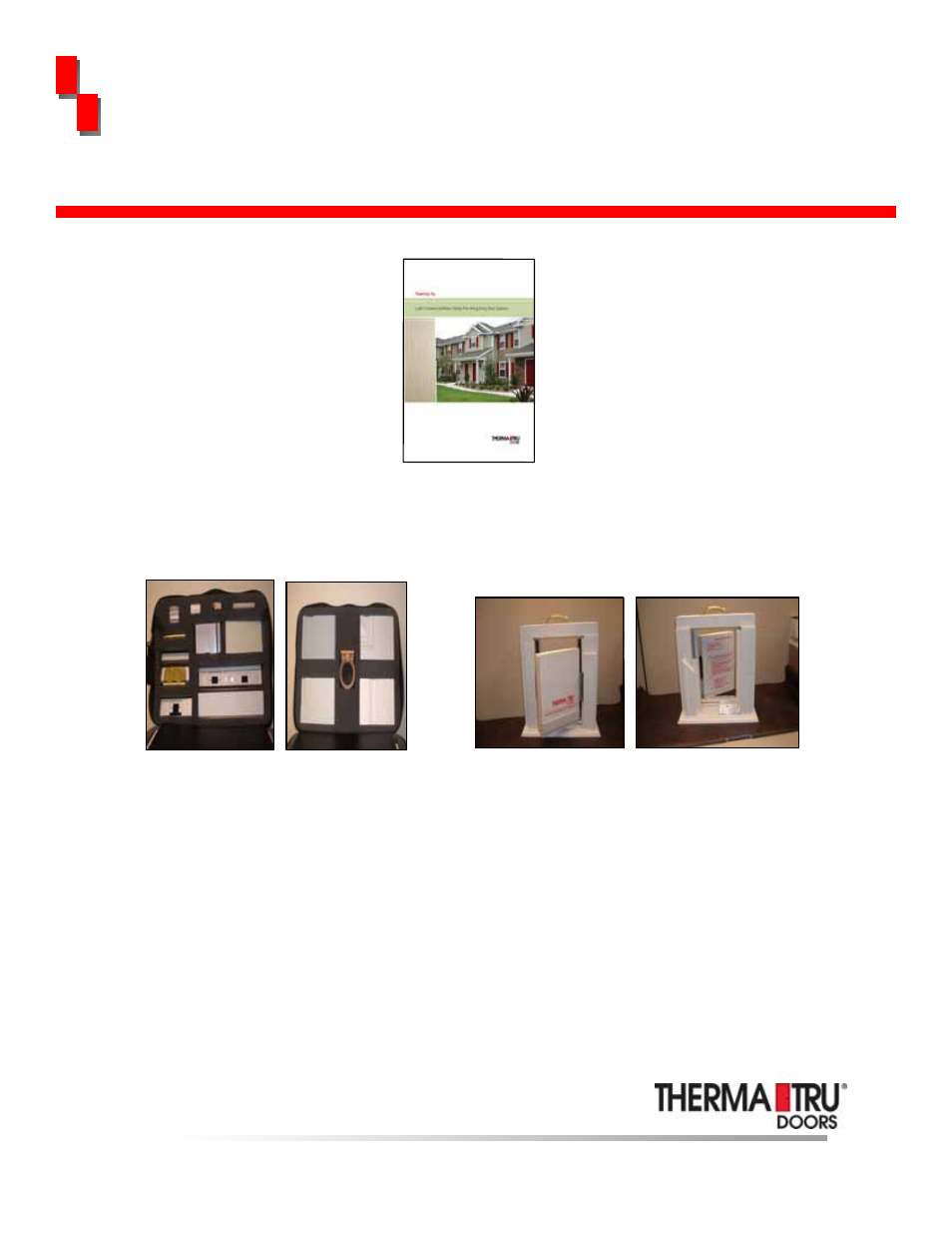 Marketing collateral and merchandising aids | Therma-Tru Light Commercial Door none User Manual | Page 14 / 16