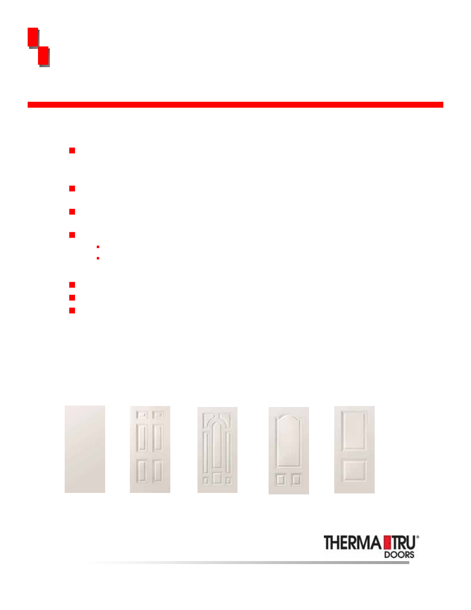Therma-Tru Light Commercial Door none User Manual | Page 4 / 16